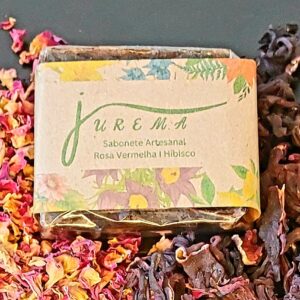 Sabonete Rosa vermelha com Hibisco - Jurema